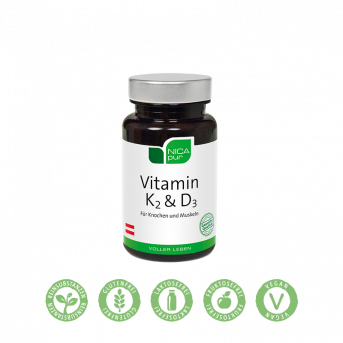 Vitamin K2 & D3 - 60 Kapseln