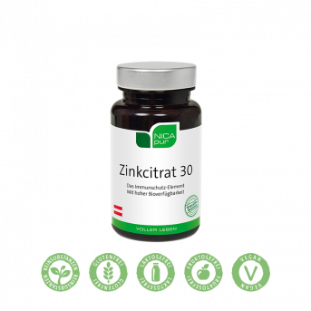 Zinkcitrat 30 - 60 Kapseln