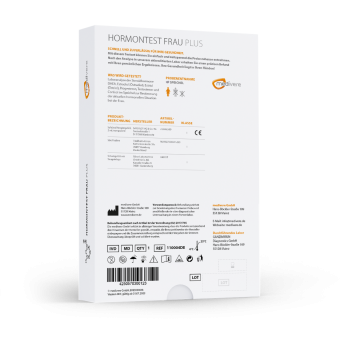 Hormontest Frau Plus -  DHEA, Estradiol (Östradiol), Estriol (Östriol), Progesteron, Testosteron und Cortisol