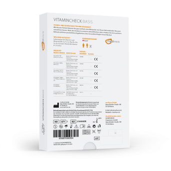 Vitamincheck Basis - mit Mikronährstoffanalyse und Vitamintest Vitaminmangel erkennen