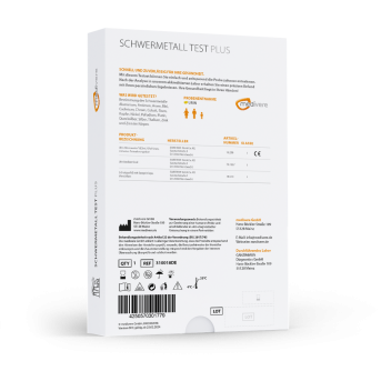 Schwermetall Test Plus - Schwermetallbelastung im Körper testen