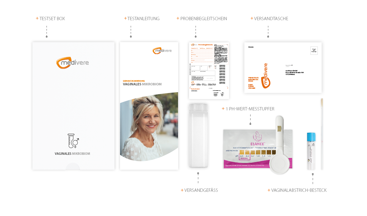 Vaginales Mikrobiom Test Inhalte