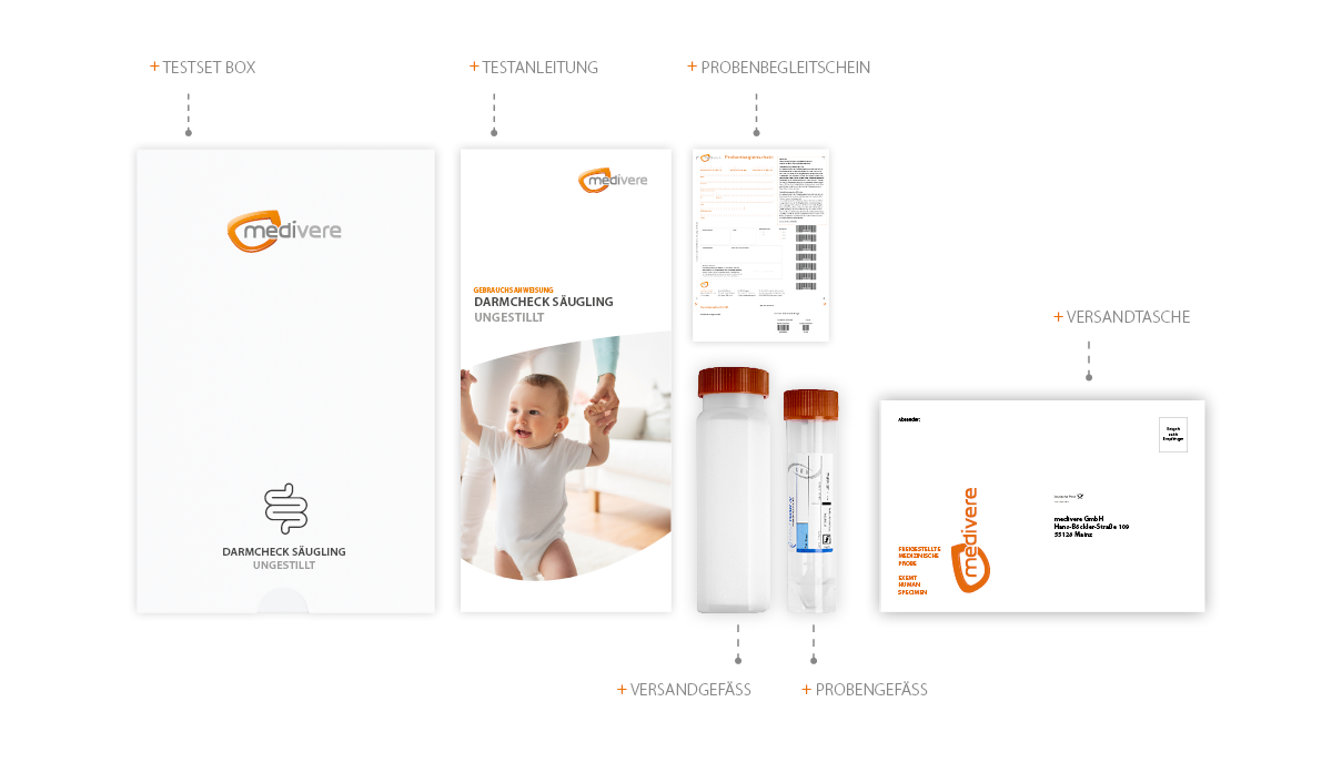 Darmcheck Säugling ungestillt Inhalt