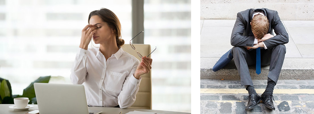 Burnout Symptome und Anzeichen