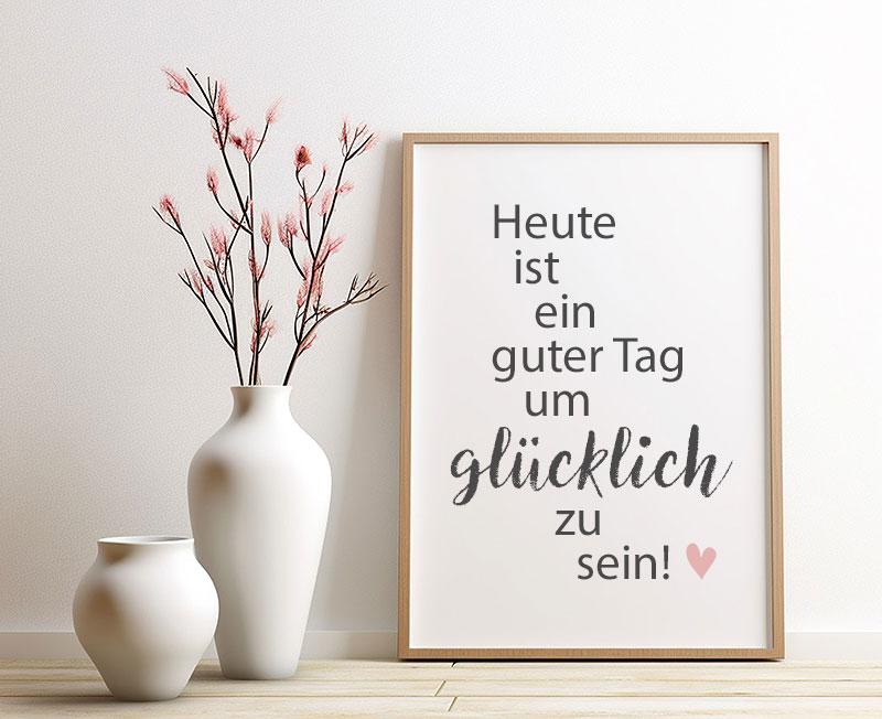 Sei glücklich!