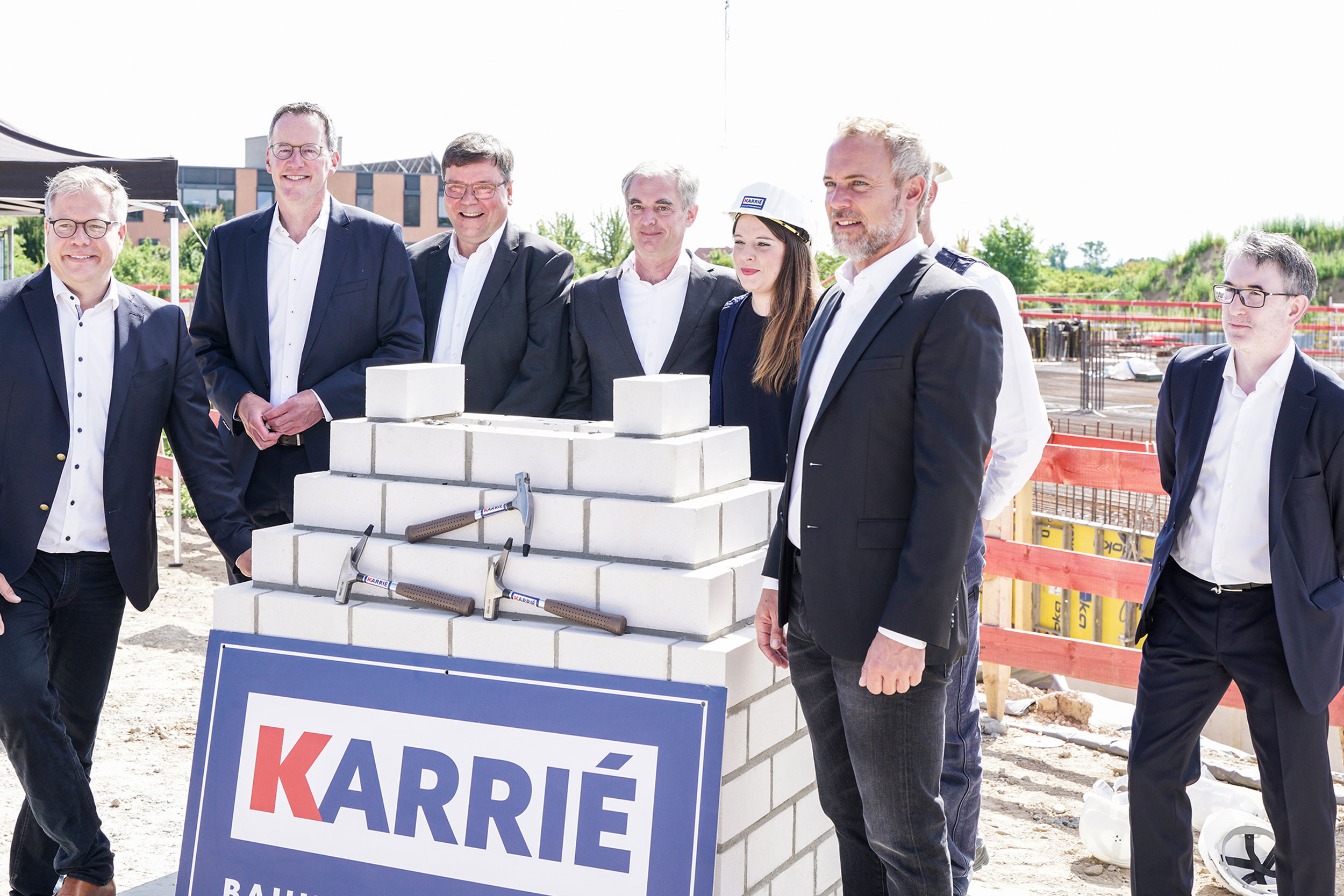 GANZIMMUN Grundsteinlegung Mainzer Lerchenberg