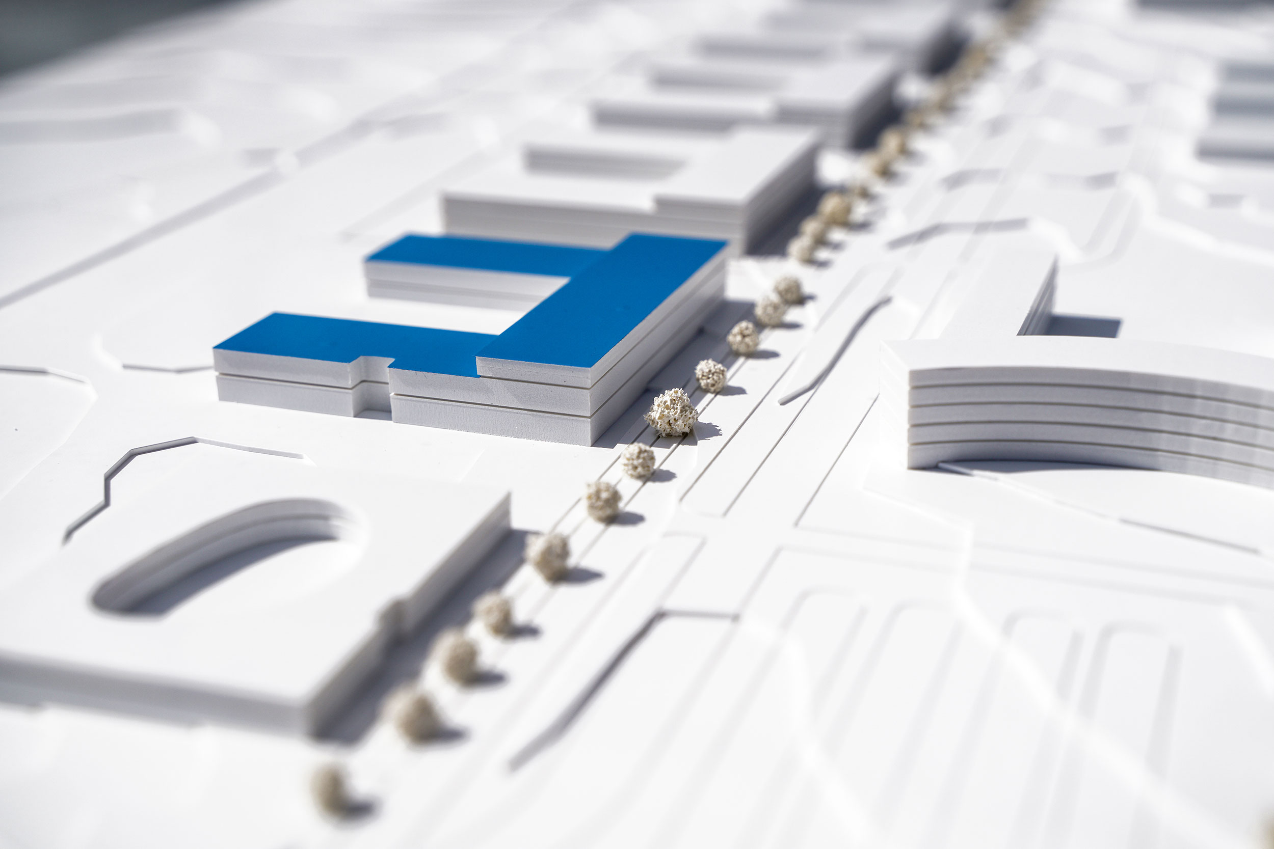 Gebäudemodell GANZIMMUN und medivere Neubau