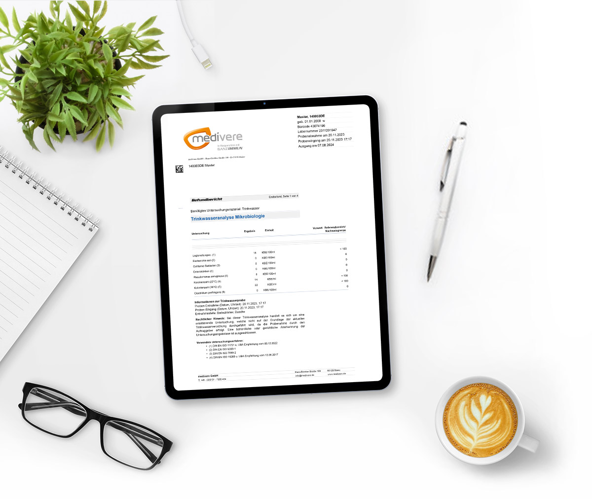 Wassertest Trinkwasseranalyse Mikrobiologie